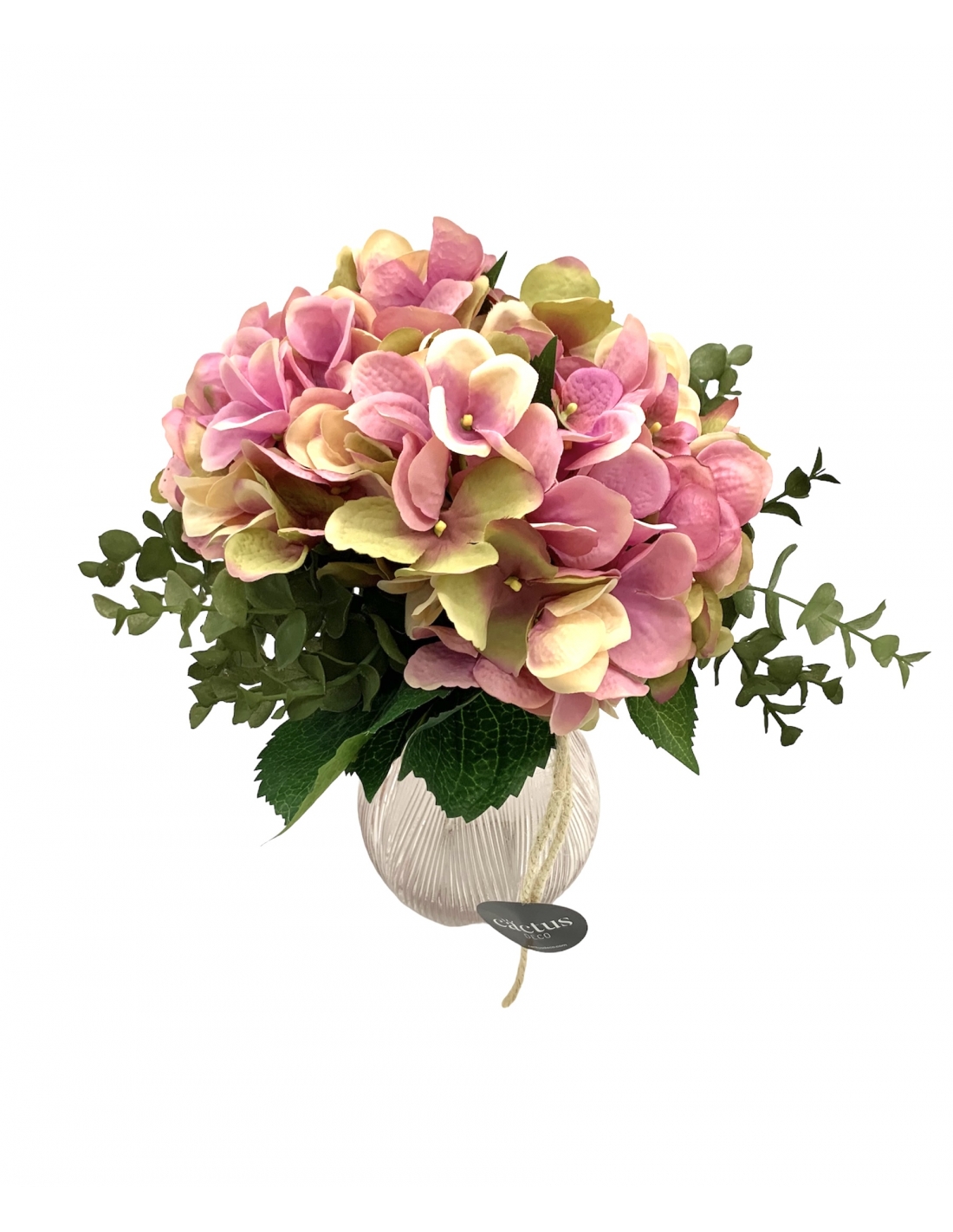 La Casa del Artesano-Ramo de hortensias artificiales *5 flores *45cms.